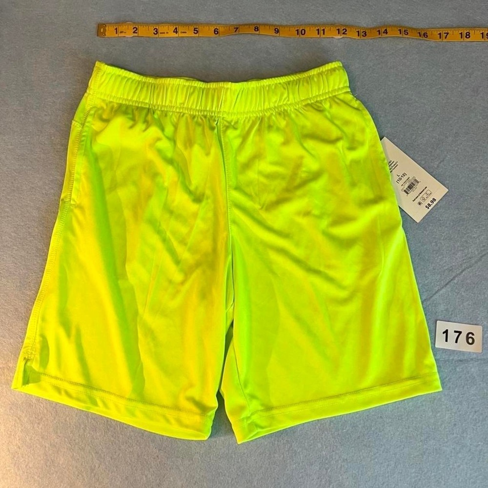 Youth Bright Yellow NWT Athletic Shorts Size Large